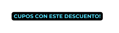 cupos con este descuento